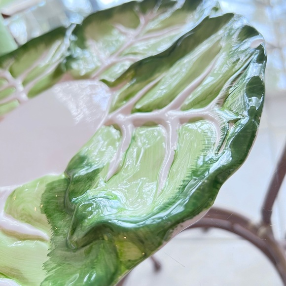 Vintage Ceramic Serving Platter by Palm Tree Co - Picture 4 of 9